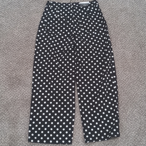 Who What Wear Polka Dot High Rise Ankle Pants - Picture 4 of 6